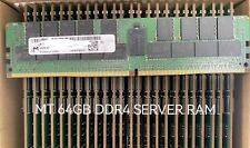 Micron MT 64GB DDR4 3200MHz 2933MHz 2666MHz 2400MHz Server RAM 2Rx4 4DRx4 RDIMM picture