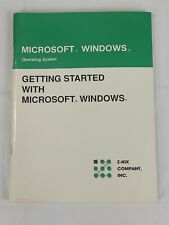 Vtg 1992 Microsoft Windows Operating System User's Guide Manual Booklet Z-NIX  picture