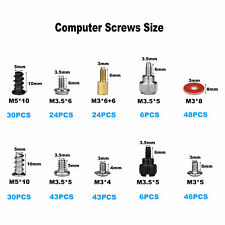 300pcs Computer Screws Standoffs Set Kit for PC Hard Drive Motherboard Case Fan picture