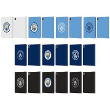 OFFICIAL MANCHESTER CITY MAN CITY FC BADGE LEATHER BOOK CASE FOR APPLE iPAD picture