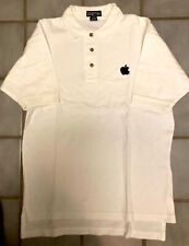 Apple Think Different Logo White Short Sleeve Polo Shirt - Medium picture