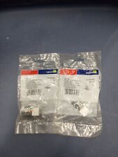 (2) Leviton 5G108-RW5 Gigamax Cat 5E Connector T568 A/B Wiring White picture