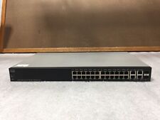 Cisco SF300-24PP 24 Port 10/100 POE+ Managed Switch POE Plus TESTED RESET picture