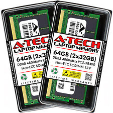 A-Tech 64GB 2x 32GB PC5-38400 Laptop SODIMM DDR5 4800 262pin Notebook Memory RAM picture