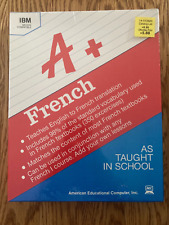 A+ French Vocabulary - IBM, Tandy, Dos, 5.25