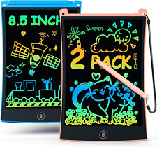 2 Pack LCD Writing Tablet with Stylus 8.5 Inch Colorful Doodle Board Drawing New picture