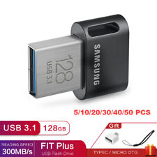 5-50PCS Samsung FIT Plus UDisk 128GB USB3.1 Flash Drive Memory Thumb Stick a Lot picture