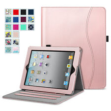 For Apple iPad Multi-Angles Folio Case Cover Stand with Pocket Auto Wake/Sleep picture