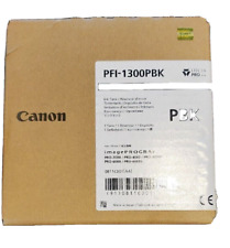 NEW OEM Canon PFI-1300 330ml Photo Black Pigment Ink Tank for imagePROGRAF PRO picture