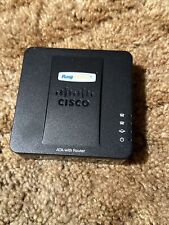 Cisco SPA122 ATA with Router 2 Port VOIP No power Cable picture