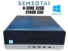 HP ProDesk 600 G5 SFF i7-9700 32GB 256GB SSD Windows 11 Desktop Computer PC picture