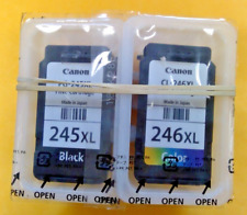 Genuine OEM Canon PG-245XL Black & CL-246XL Color Ink Bulk Package  picture