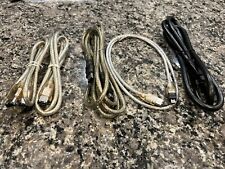 Lot of 5 FireWire 400 and 800 9 pin / 6 pin / 4 pin IEEE 1394 / iLink Cables picture