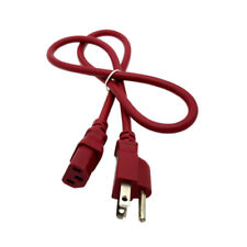 3Ft Power Cord RED for MONSTER ROCKIN ROLLER PRO RR-PRO BLUETOOTH SPEAKER picture