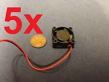 5 Pieces 2510S 5V Cooler Brushless DC Fan 25  10mm Mini Cooling Radiator E0Xc picture
