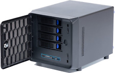 4 + 1 Bay DIY NAS Case,Compatible ITX MB Flex PSU Network Attached Storage  picture