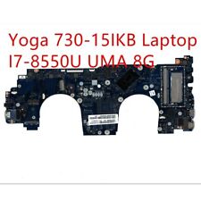 Motherboard For Lenovo ideapad Yoga 730-15IKB Laptop I7-8550U UMA 8G 5B20Q96455 picture