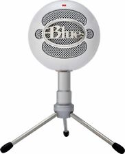 New, Blue Snowball iCE Plug 'n Play USB Microphone, Adjustable Stand, White picture