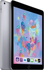 Apple iPad 6th Generation A1893 32GB Wi-Fi 9.7in Space Gray- Good picture