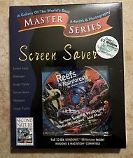 BRAND NEW SEALED Master Series Screen Saver Reefs to Rainforests PC Software picture