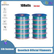 10KG 1kg/roll 1.75mm PLA Geeetech Filament Rainbow Gradient Silk PLA Shiny Color picture