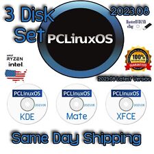 PC Linux OS 3 DVD Set with KDE MATE and XFCE | Color Labels | Same Day Shipping picture