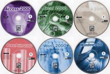 Learnkey OFFICE 2000 Training (6-PC-CDs, 1999) for Windows - NEW CDs in SLEEVE picture