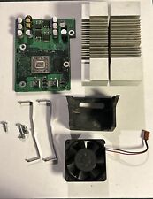 Genuine OEM Apple 805-2196 PowerMac G4 Heatsink With Clips And CPU Combo picture