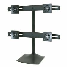 Ergotron DS100 Series Quad-Monitor Desk Stand - Steel - Black 33-324-200 picture