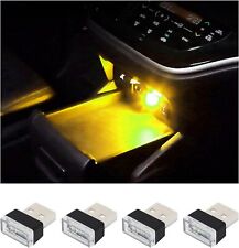4 PCS USB LED Car Interior Atmosphere Lamp Plug-in USB Decorortable Auto Ambient picture