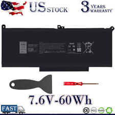 F3YGT DM3WC Battery For Dell Latitude 12 7280 7290 13 7380 7390 14 7480 7490 picture