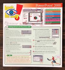 Microsoft - Look, It's Easy PowerPoint 2000 Reference Card picture