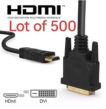 Lot of 500 Cables 42516 HDMI to DVI-D Digital Video Cable 2 Meters/6.6 Feet NEW picture