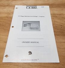 Commodore Amiga CA-880 3.5 Floppy Disk Owner's Manual--