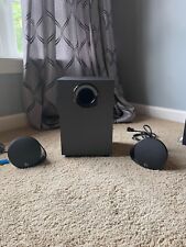 Logitech G560 LIGHTSYNC PC Gaming Speakers with RGB Lighting - Black. Used. picture