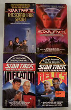 STAR TREK ORIGINAL SERIES TOS TNG Unification Relics Movies Paperback Books Lot picture