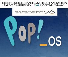 POP OS System 76 22.04 LTS NVidia/Intel DVD SET #1 Seller SAME DAY SHIPPING USA picture