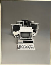 vintage IBM black and white 11” x 14” photograph of computers picture