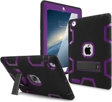Full Body Protection Case  for iPad 2/3/4 (Black/Purple) picture