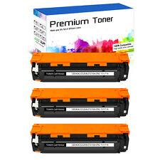 3PK CB540A Black Toner Cartridge Compatible For HP LaserJet CP1515n CM1312 MFP picture