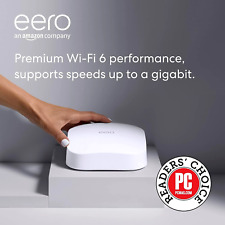NEW eero Pro 6 Tri-Band WiFi AX4200 Mesh Wi-Fi GigaBit Router (1 PACK) picture