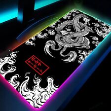 XXL RGB Gaming Mouse Pad Dragon Desk Mat LED Backlit 800X300X3MM picture