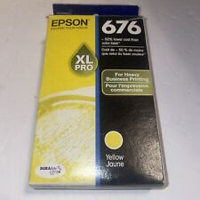 Epson 676 XL Pro Yellow Ink Cartridge Genuine NIB EXP 02/2017 Sealed picture