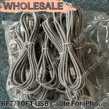 Wholesale Lot Fast Charger PD USB C Type-C Cable 6/10FT For iPhone 14 13 12 11 X picture