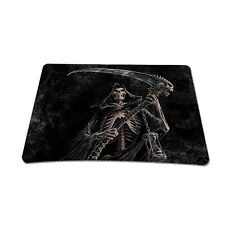 Soft Neoprene Notebook Laptop Optical Mouse Pad Reaper Skull Sword MP-30 picture