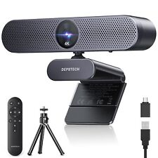 DEPSTECH Webcam 4K, Zoomable Webcam with Microphone and Remote, Sony Sensor, ... picture