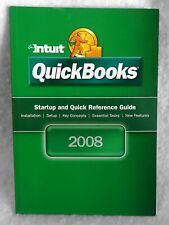 Vintage 2008 QuickBooks Startup and Quick Reference Guide Intuit picture