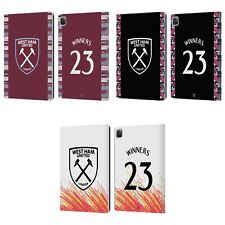 OFFICIAL WEST HAM UNITED FC 2023 WINNERS LEATHER BOOK WALLET CASE FOR APPLE iPAD picture