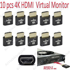10pk 4K HDMI Dummy Plug Display Emulator Virtual Monitor Headless Adapter 1080P picture
