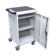32 Device Mobile Charging And Storage Cart For Ipads Chromebooks And Laptop Comp picture